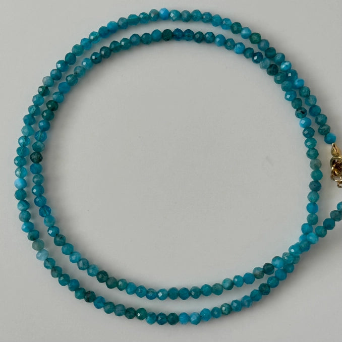 Blue Apatite Necklace