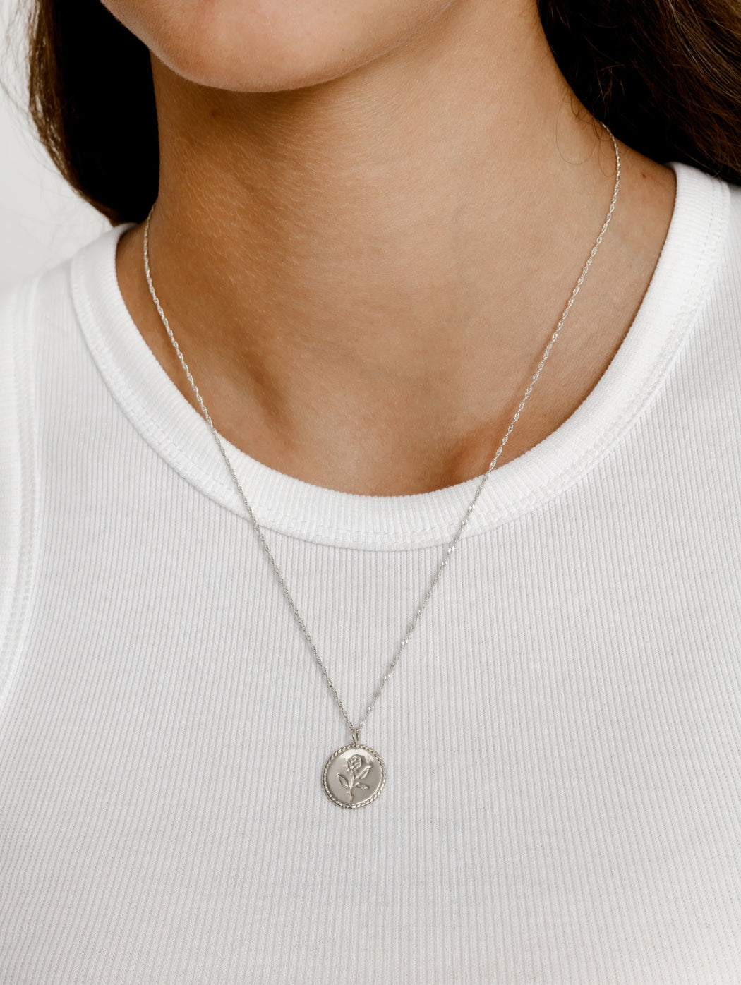 ROSE COIN NECKLACE