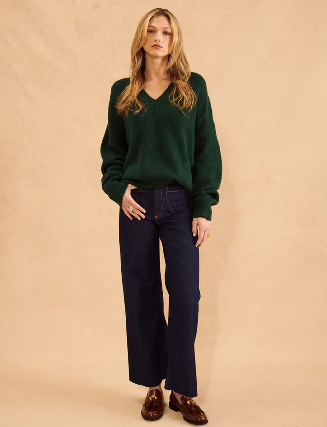 EVERGREEN CHARLI SWEATER