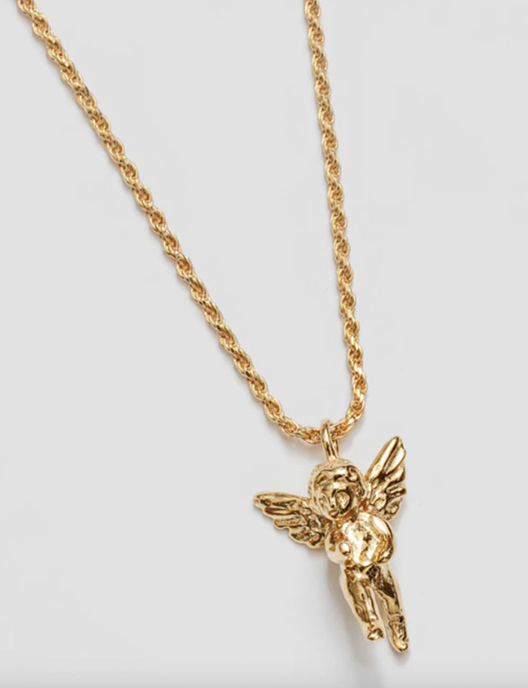 GOLD CHERUB NECKLACE